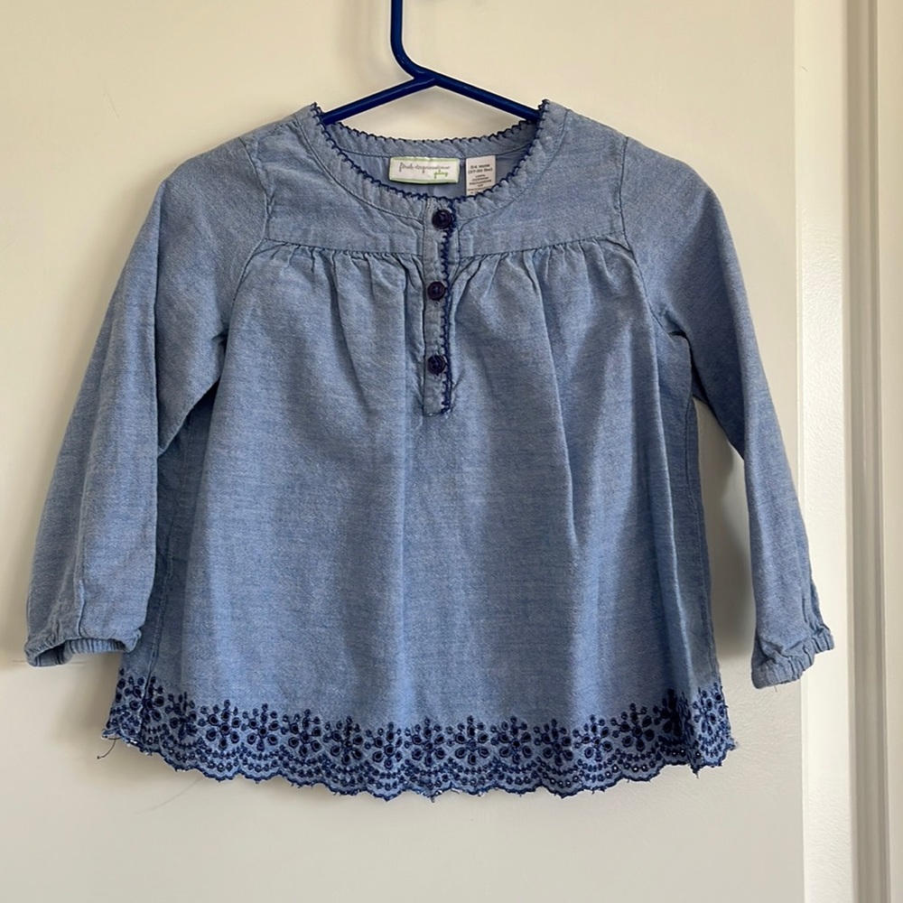 First Impression cotton eyelet dress size 24m